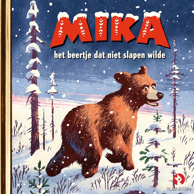 Buchcover für Mika, het beertje dat niet slapen wilde
