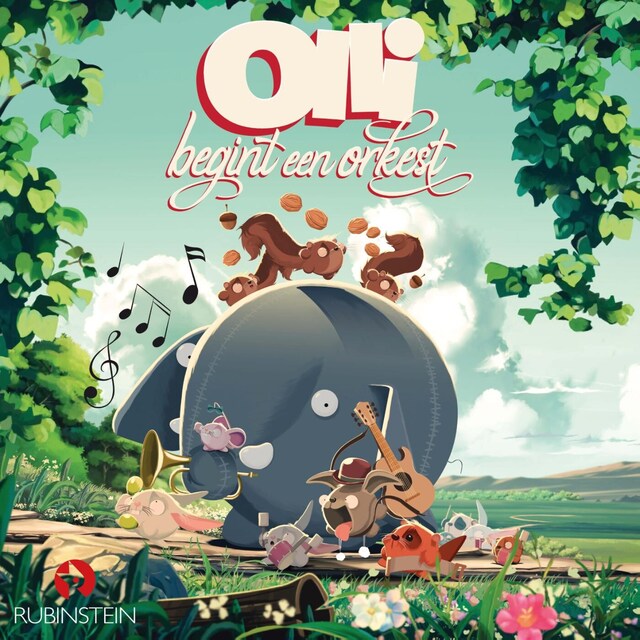 Book cover for Olli begint een orkest