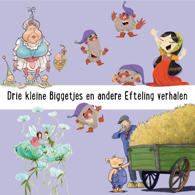 Book cover for Drie kleine Biggetjes en andere Efteling verhalen