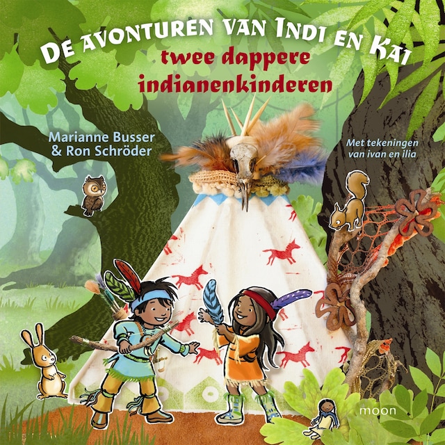 Buchcover für De avonturen van Indi en Kai twee dappere indianenkinderen