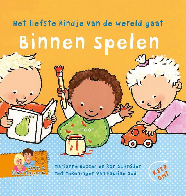 Buchcover für Binnen spelen - Buiten spelen omkeerboek