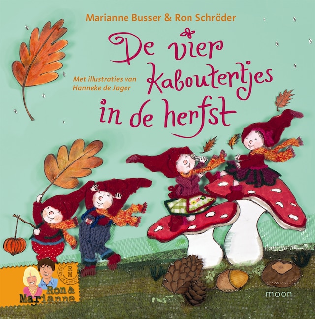 Book cover for De vier kaboutertjes in de herfst