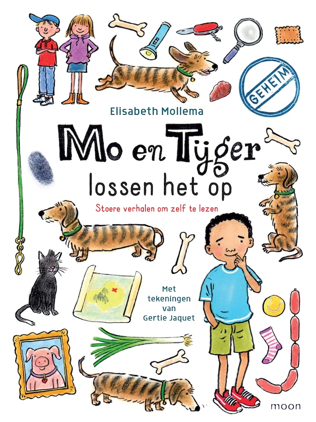 Couverture de livre pour Mo en Tijger lossen het op