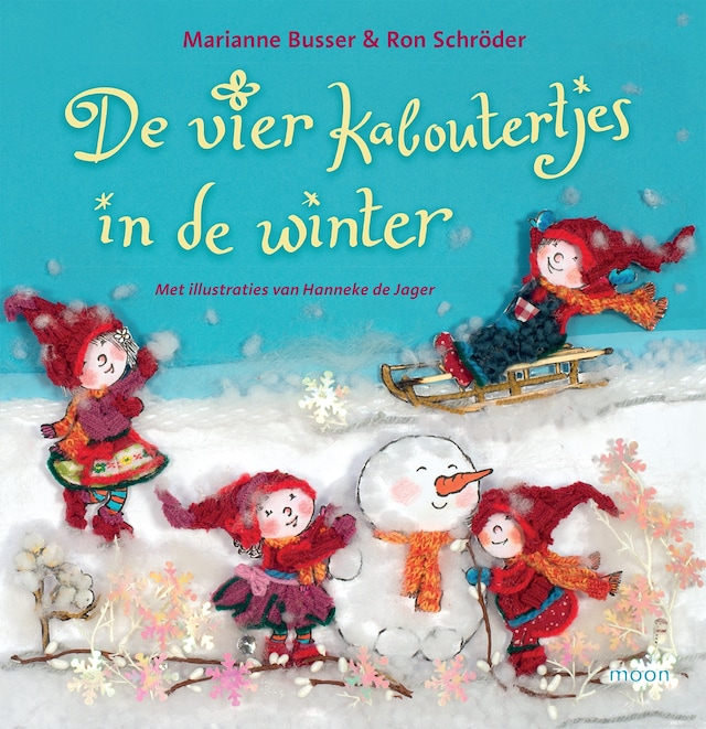 Book cover for De vier kaboutertjes in de winter