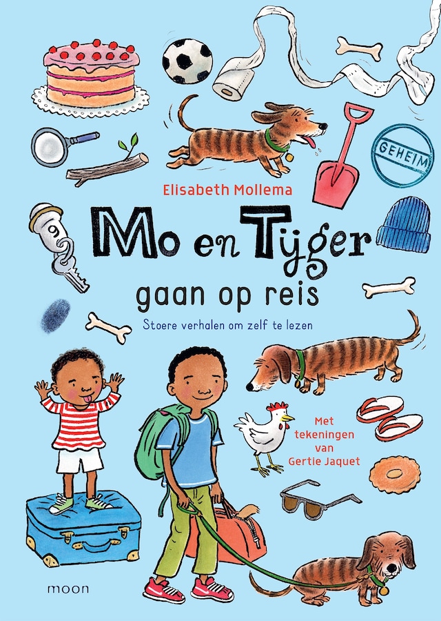 Book cover for Mo en Tijger gaan op reis