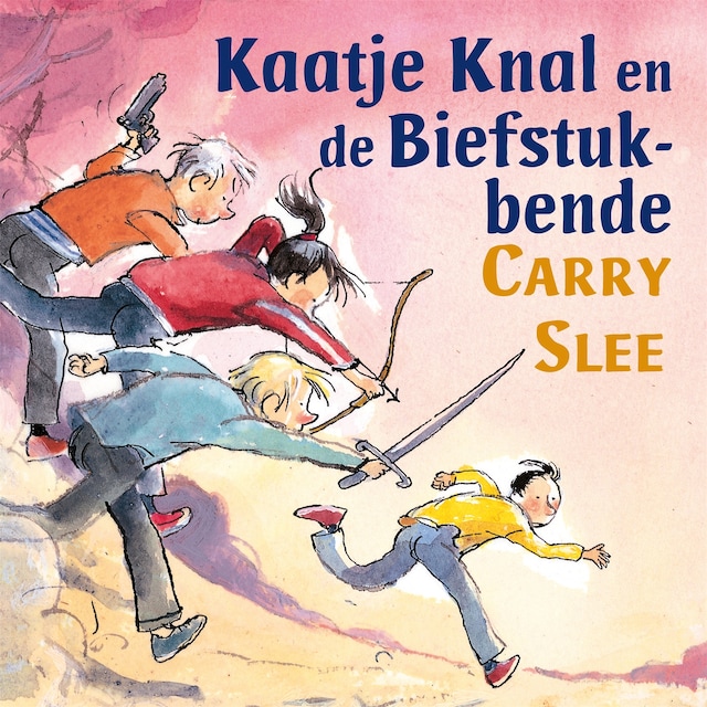Book cover for Kaatje Knal en de Biefstukbende