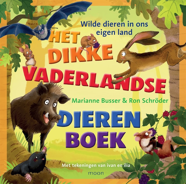 Book cover for Het dikke vaderlandse dierenboek