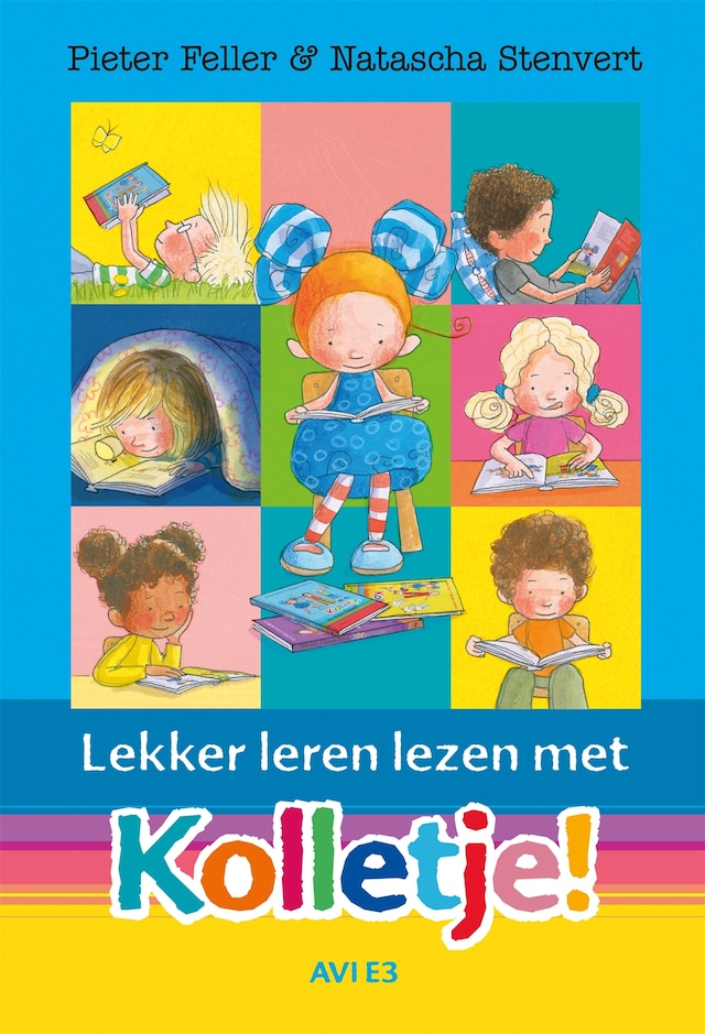 Copertina del libro per Lekker leren lezen met Kolletje!