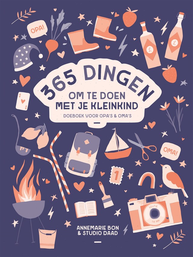 Book cover for 365 dingen om te doen met je kleinkind