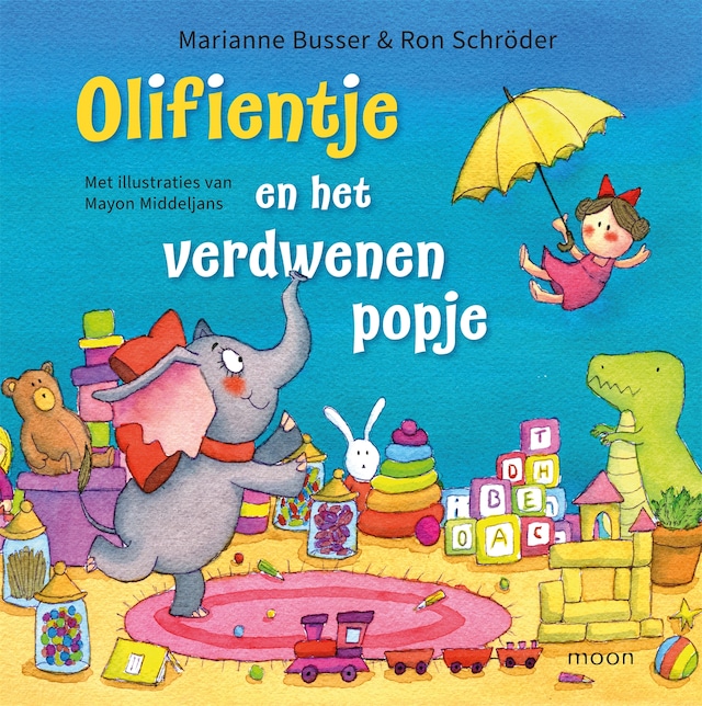 Buchcover für Olifientje en het verdwenen popje