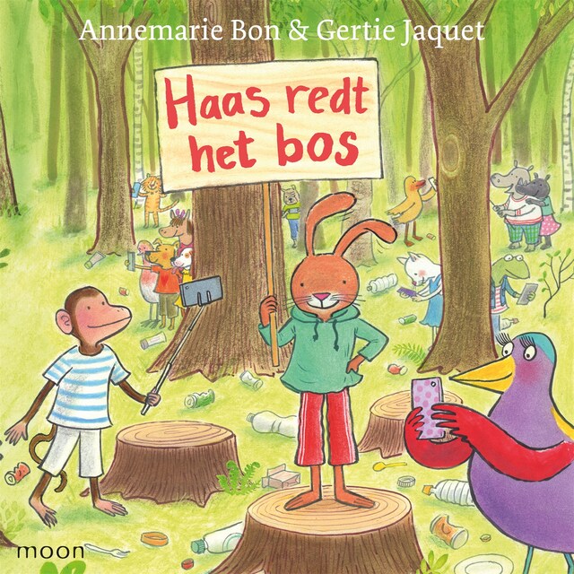 Book cover for Haas redt het bos