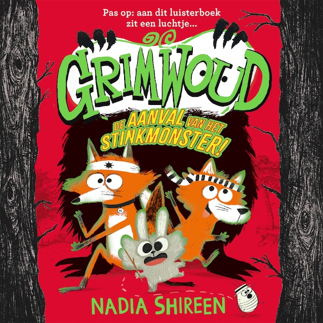 Couverture de livre pour Grimwoud - De aanval van het stinkmonster!