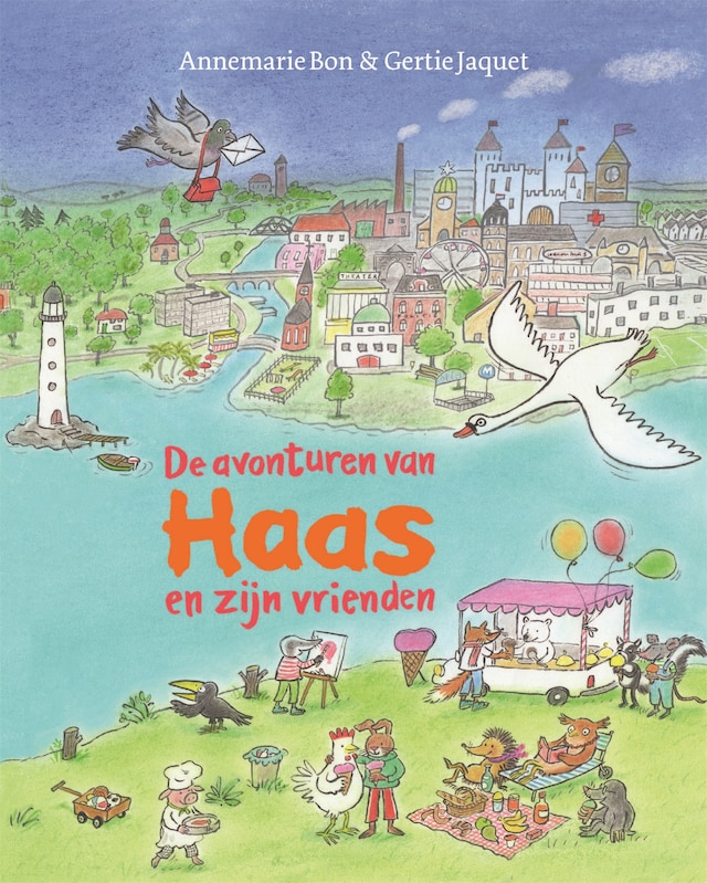 Book cover for De avonturen van Haas en zijn vrienden