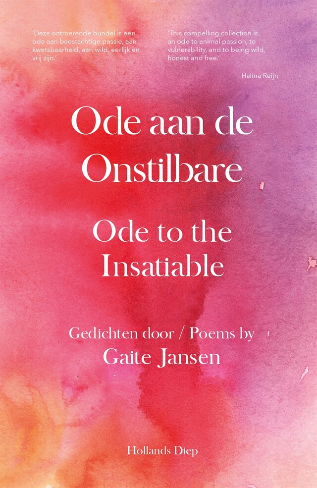 Book cover for Ode aan de Onstilbare