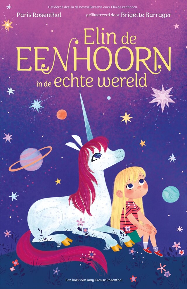 Book cover for Elin de eenhoorn in de echte wereld