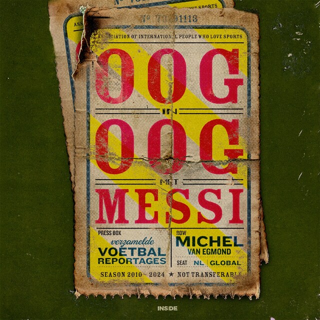 Book cover for Oog in oog met Messi