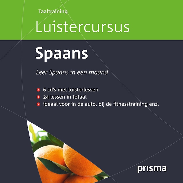 Boekomslag van Prisma Luistercursus Spaans