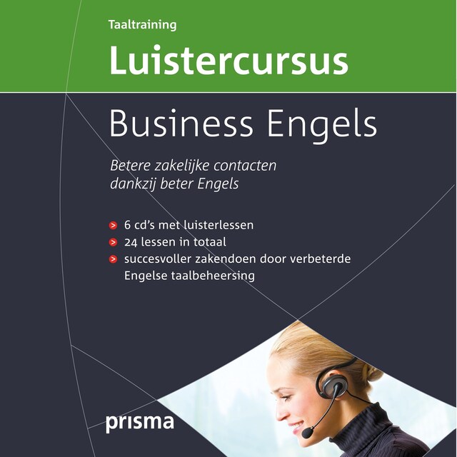 Boekomslag van Prisma Luistercursus Business Engels