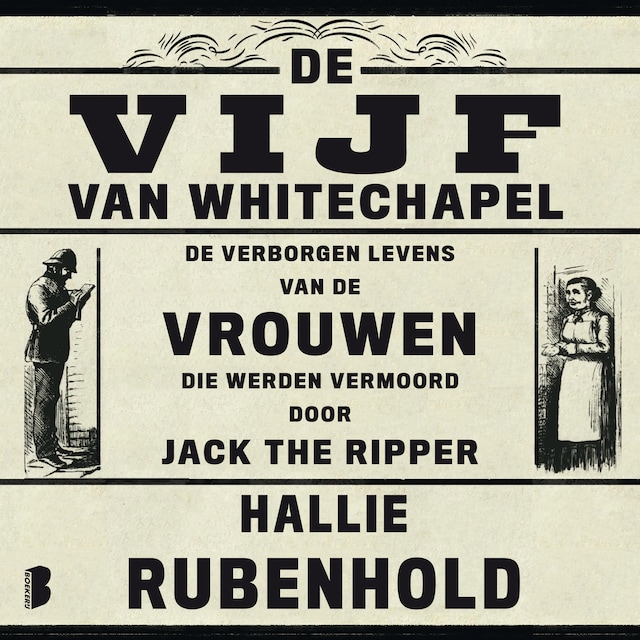 Book cover for De vijf van Whitechapel