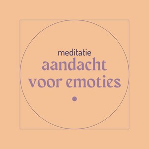 Meditatie - Met aandacht voor emoties - luisterboek