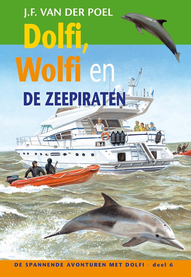 Boekomslag van Dolfi en wolfi en de zeepiraten