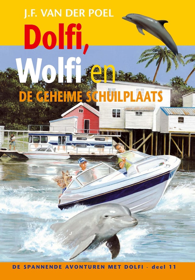 Book cover for Dolfi, Wolfi en de geheime schuilplaats