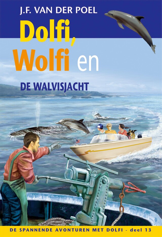 Book cover for Dolfi, Wolfi en de walvisjacht