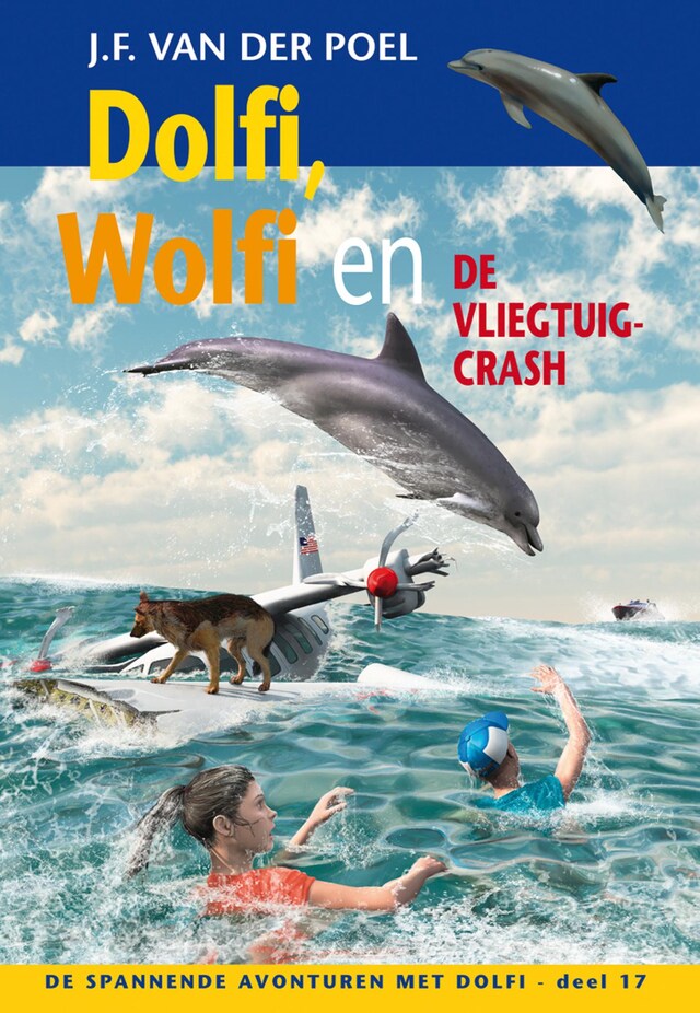 Buchcover für Dolfi, Wolfi en de vliegtuigcrash