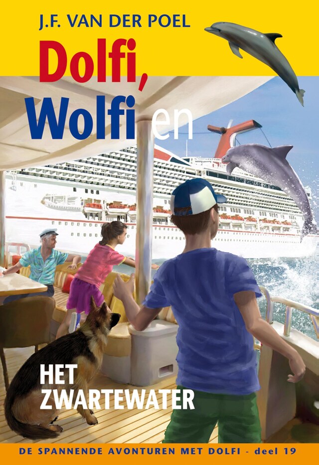 Boekomslag van Dolfi, Wolfi en het zwarte water