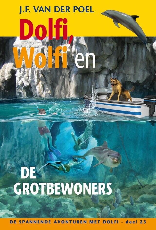 Portada de libro para Dolfi, Wolfi en de grotbewoners