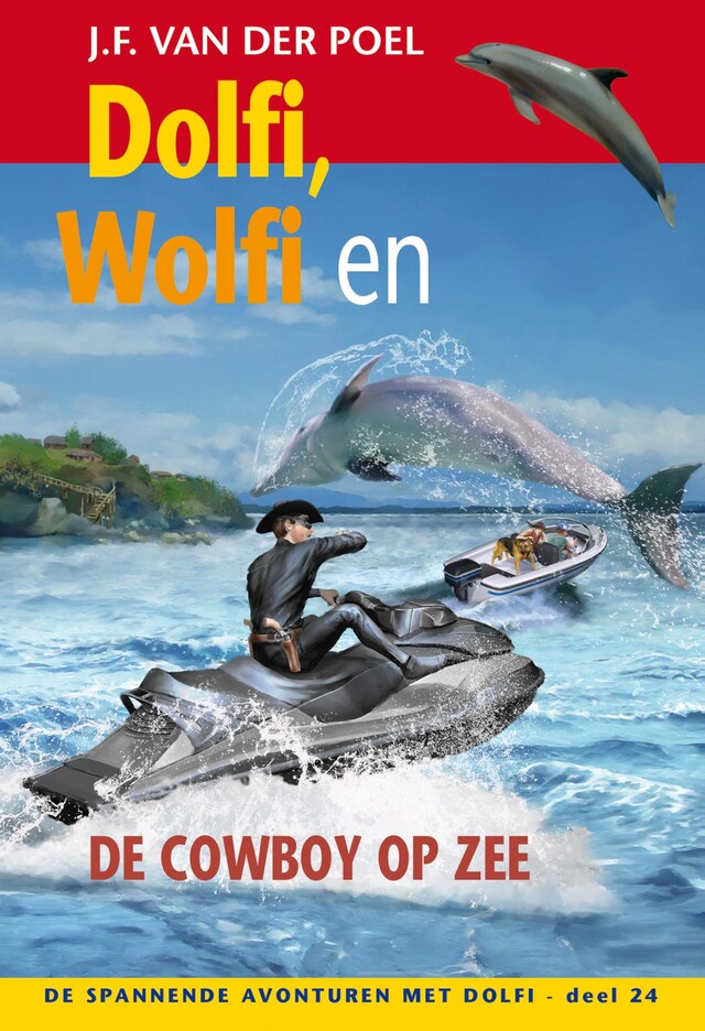 Buchcover für Dolfi, Wolfi en de cowboy op zee