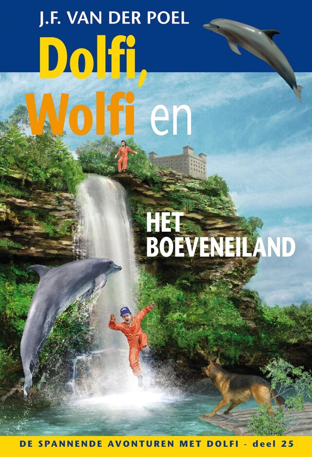 Boekomslag van Dolfi, Wolfi en het boeveneiland