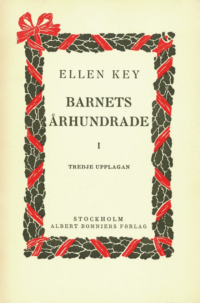 Book cover for Barnets århundrade