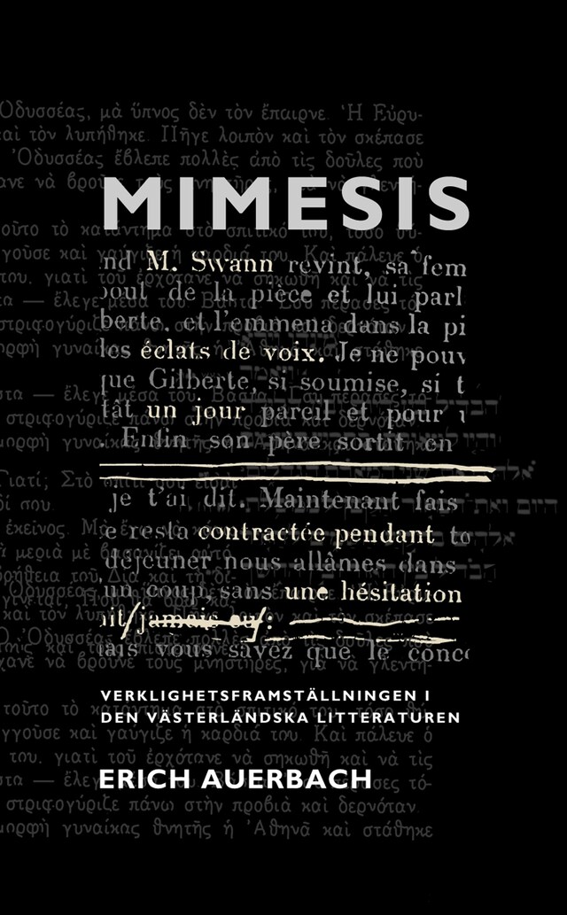 Book cover for Mimesis : Verklighetsframställningen i den västerländska litteraturen