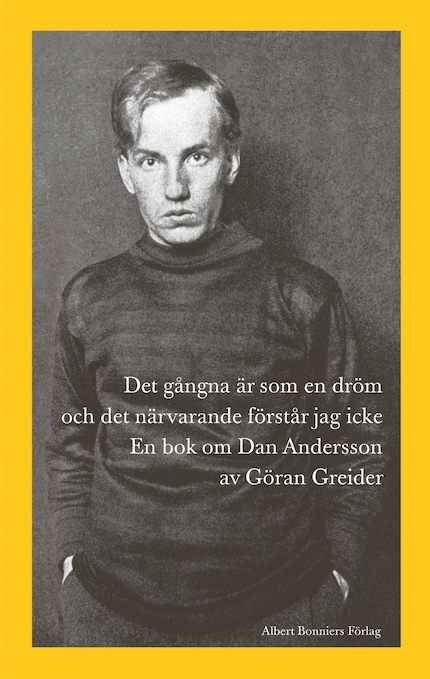 Det gångna är som en dröm och det närvarande förstår jag icke : en bok om Dan Andersson bookCoverFor
