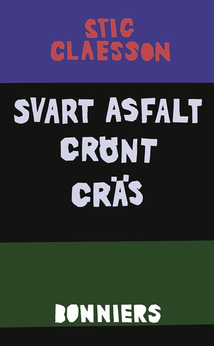 Svart asfalt grönt gräs bookCoverFor