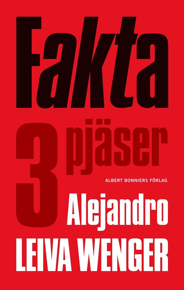 Book cover for Fakta : tre pjäser