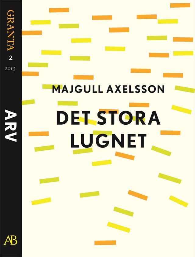 Portada de libro para Det stora lugnet. En e-singel ur Granta 2