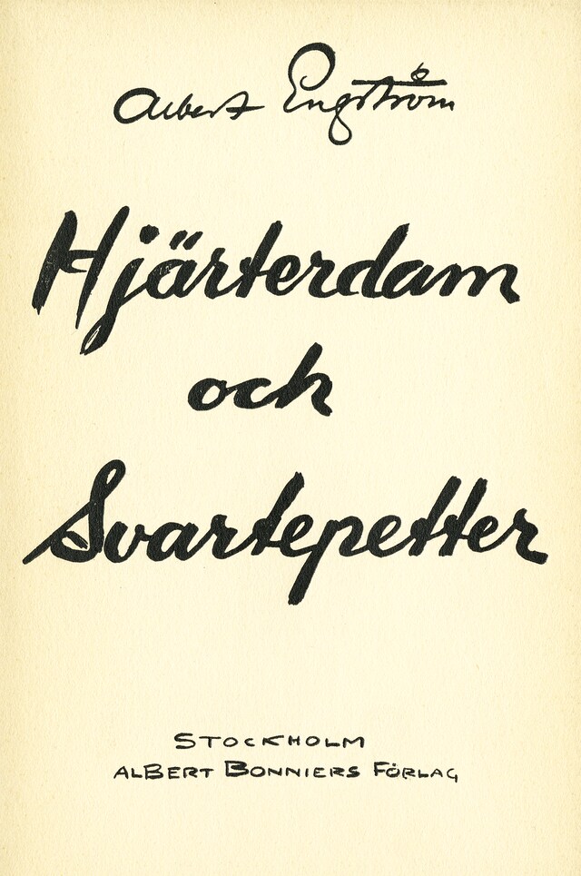 Book cover for Hjärterdam och Svartepetter