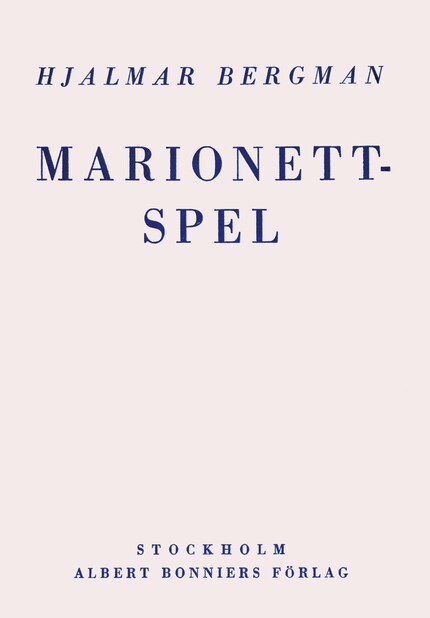 Marionettspel : dramerna Dödens arlekin, En skugga och Herr sleeman kommer bookCoverFor