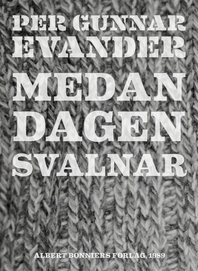 Book cover for Medan dagen svalnar