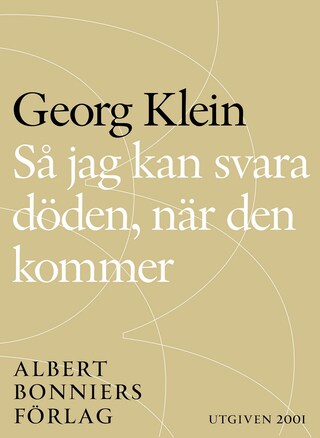 Så jag kan svara döden, när den kommer bookCoverFor