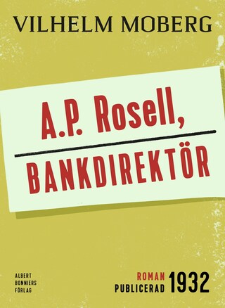 A.P. Rosell, bankdirektör bookCoverFor