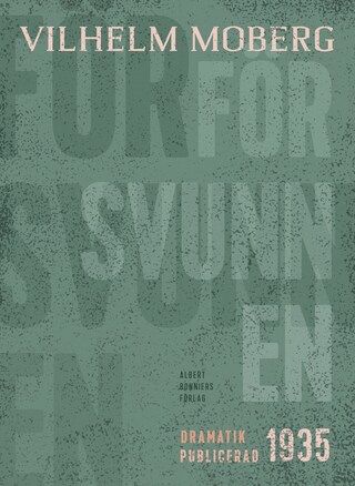 Försvunnen : komedi i en akt bookCoverFor