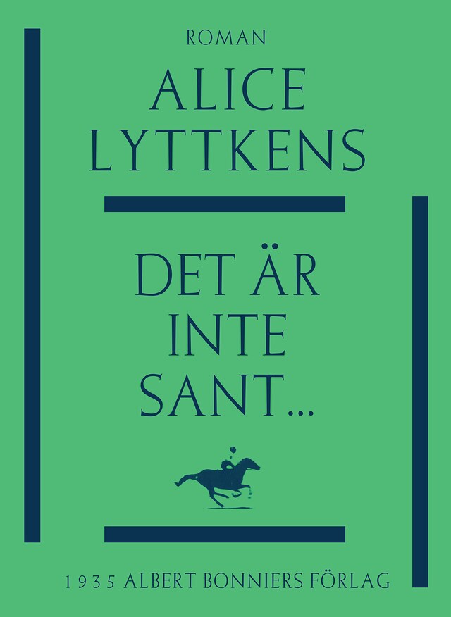 Buchcover für Det är inte sant ...