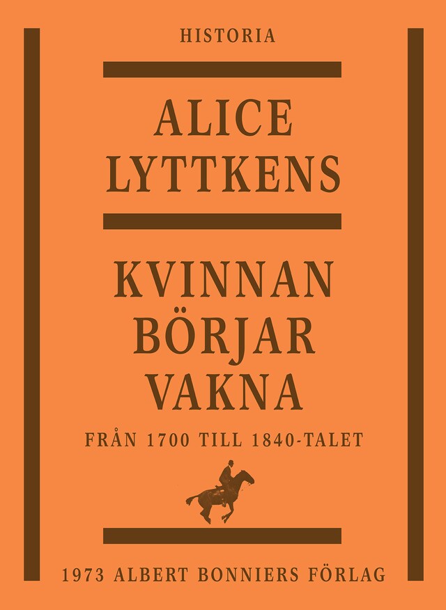 Buchcover für Kvinnan börjar vakna : den svenska kvinnans historia från 1700 till 1840-talet