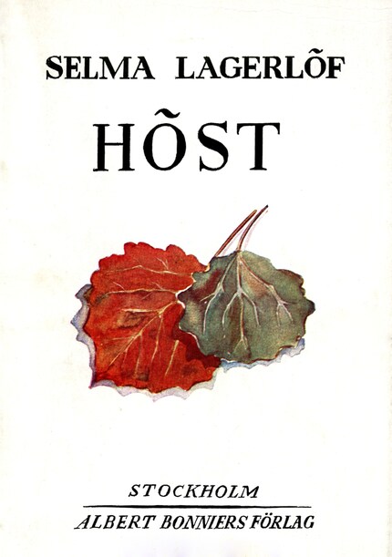 Höst: berättelser och tal bookCoverFor