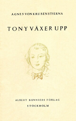 Tony växer upp: scener ur ett barndomsliv bookCoverFor