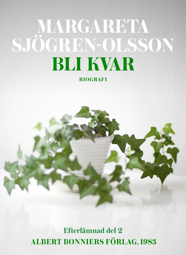 Book cover for Bli kvar