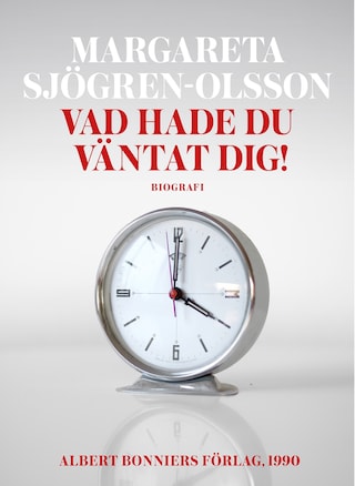 Vad hade du väntat dig! bookCoverFor